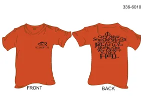 336-6010 T-Shirt, Short Sleeve, Hellfighters Fish/Do You Know The One (Rust)