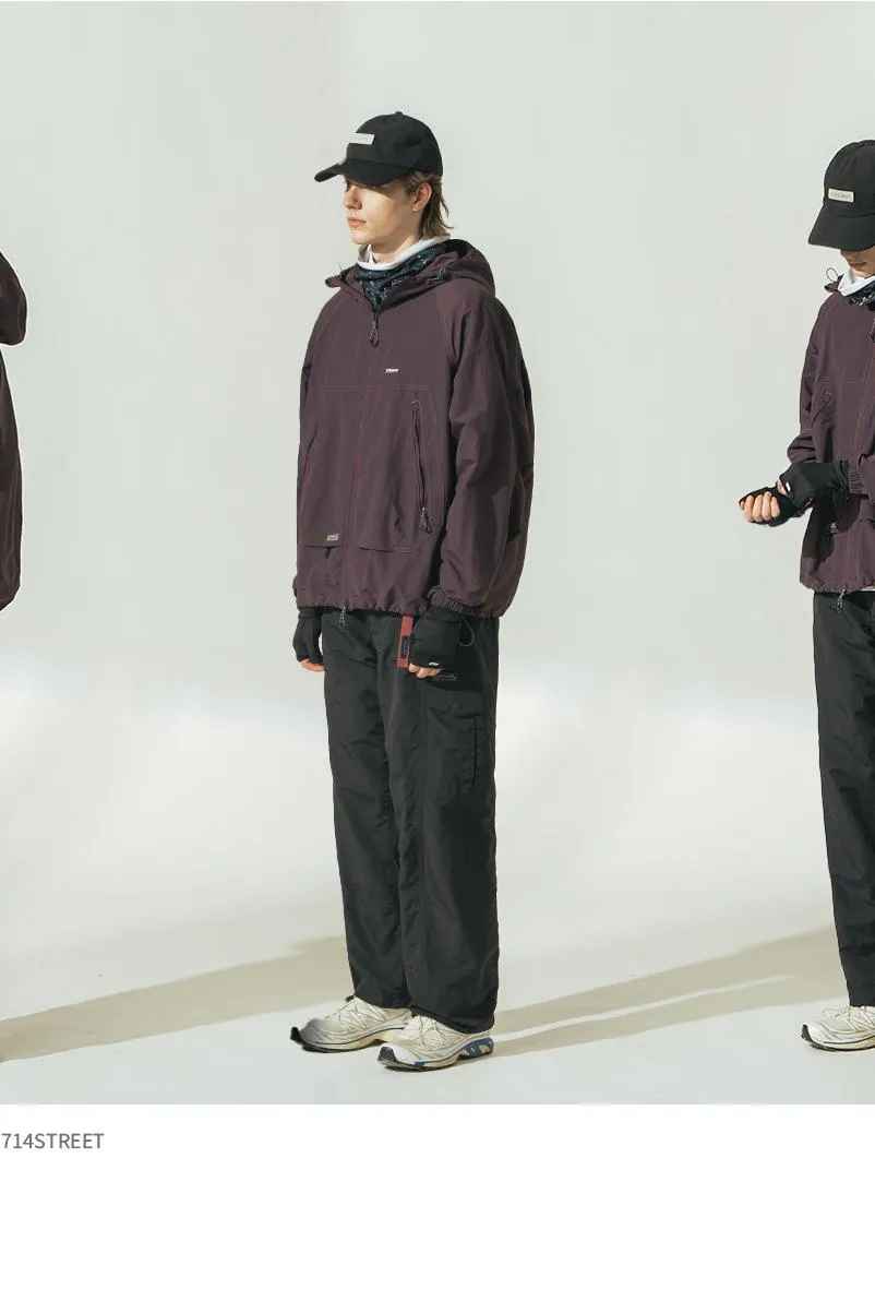 714STREET ナイロンフーデッドジャケット 714ST005