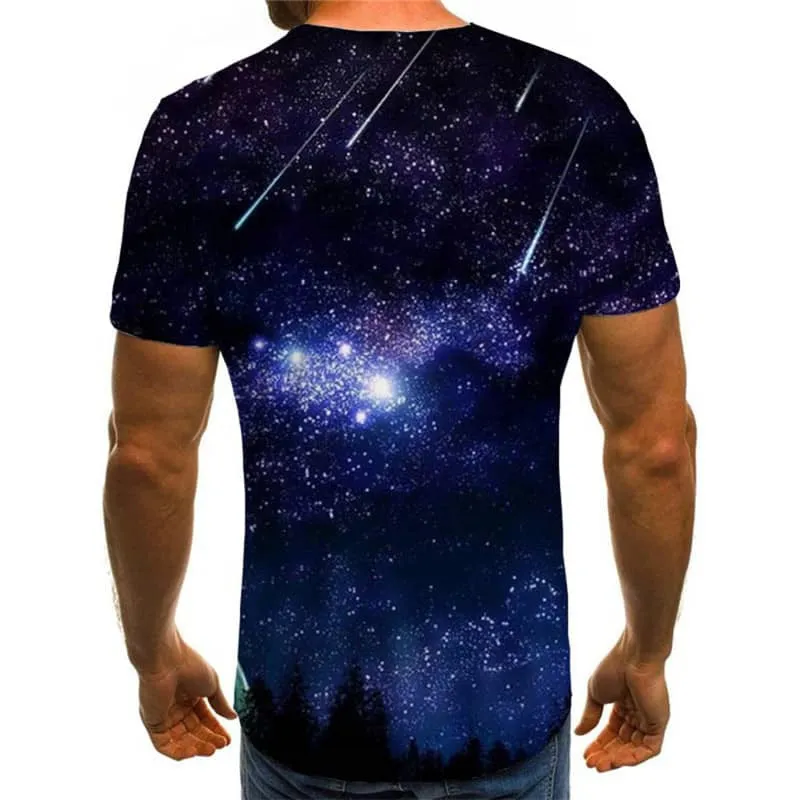 abstract shirt  Cool personality  fun geometric colorful art Cool art costume men's
