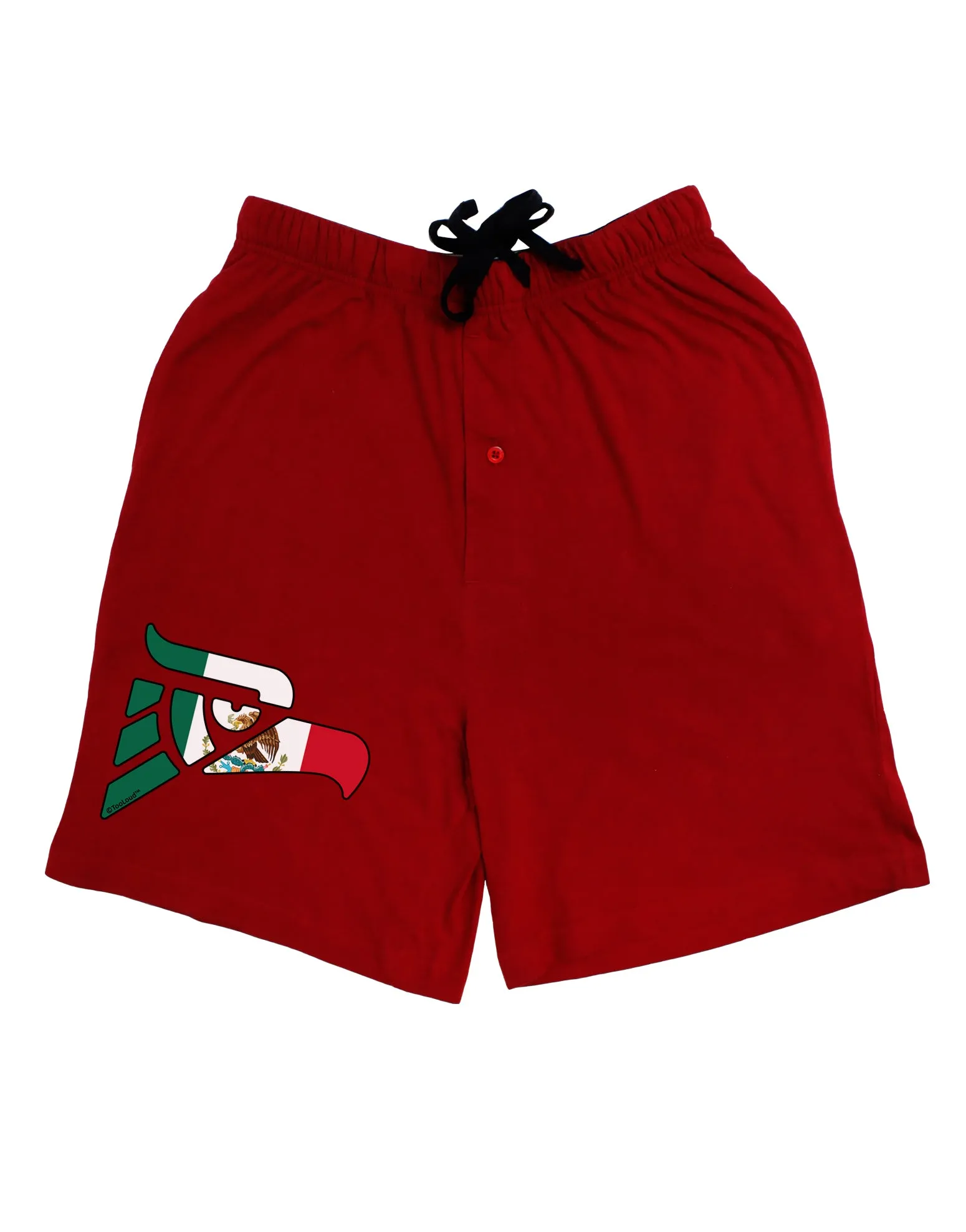 Authentic Mexican Eagle Symbol - Adult Night Shirt Dress with Mexican Flag Design by TooLoud