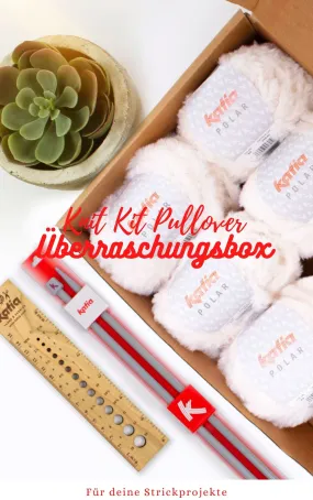 Überraschung: Strickbox mit Wolle & Strickanleitung