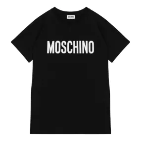 Black Logo T-Shirt Dress