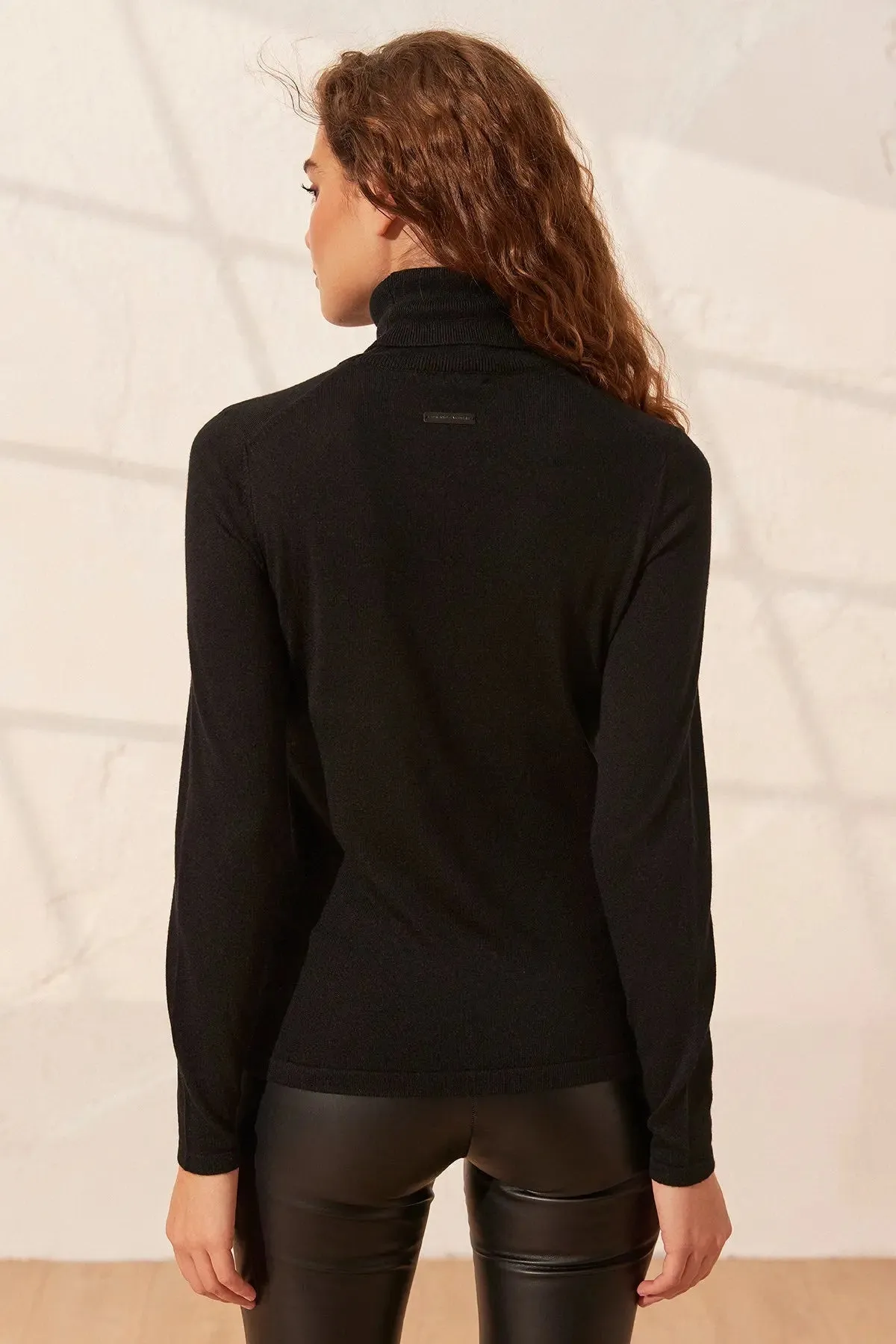 Black Silk and Cashmere Aleyna Women's Knitwear