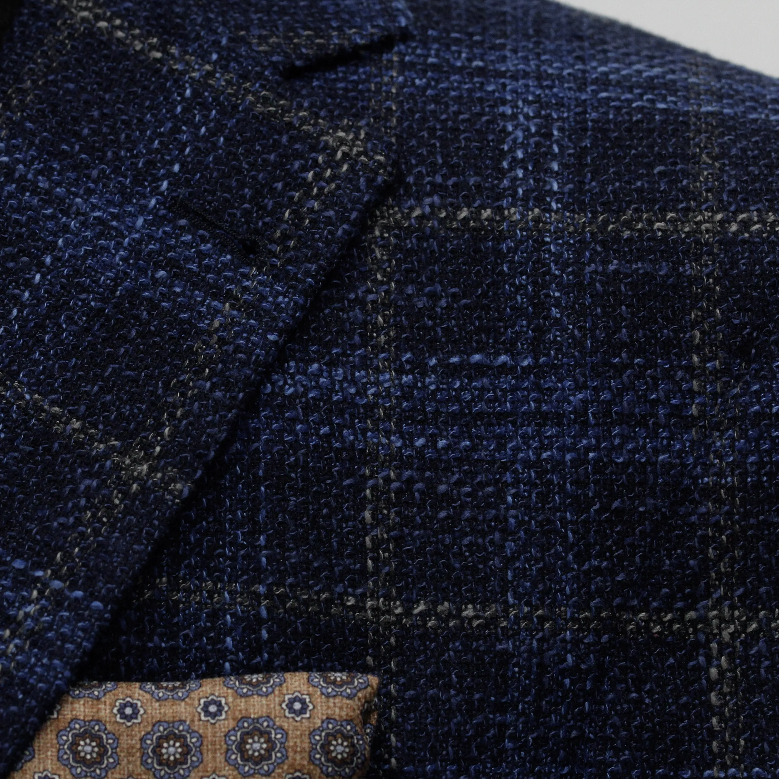 Blue with Yellow Plaid Midland Contemporary Fit Sport Jacket - Jack Victor