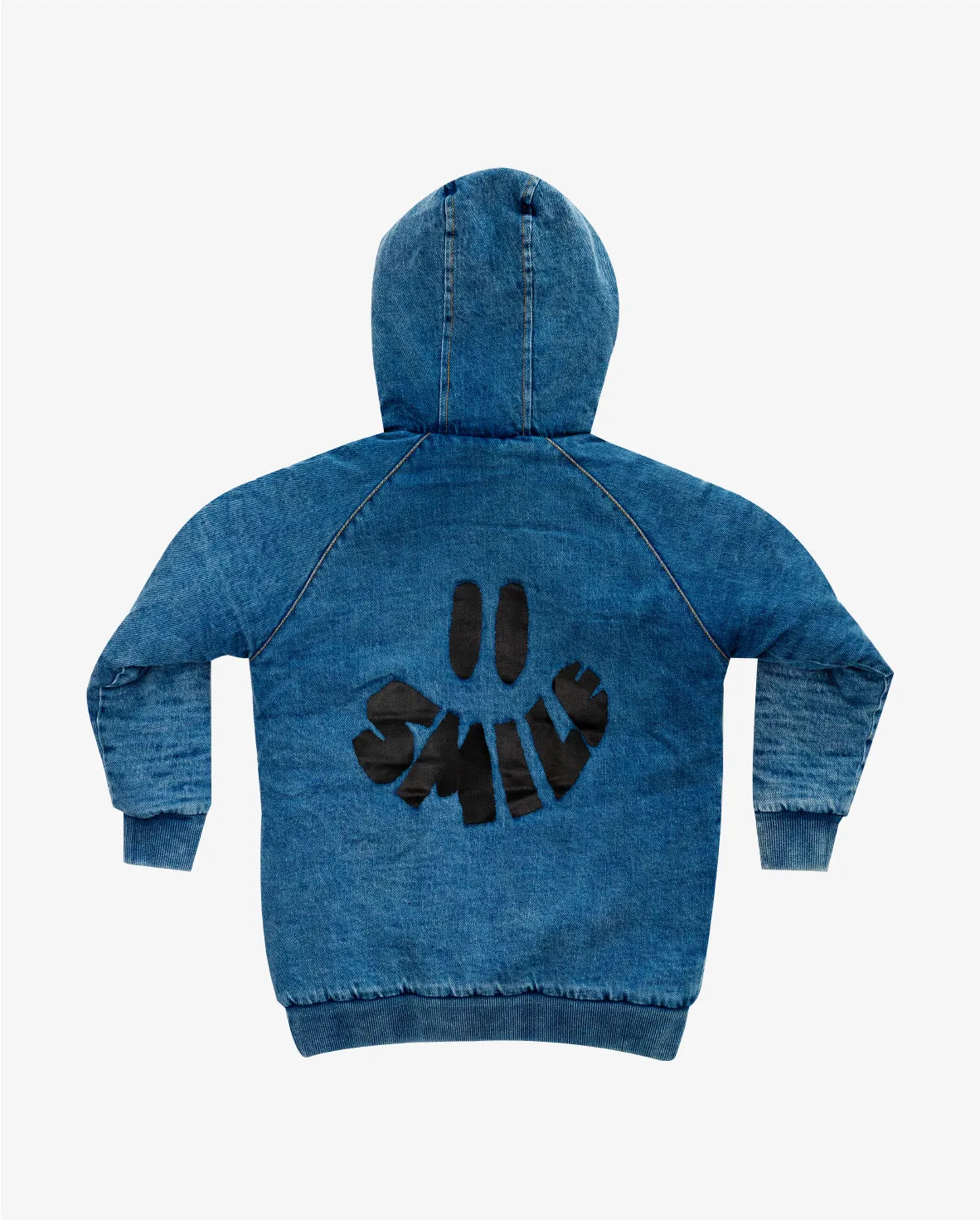 BOB TGC | Denim Smile Bomber Jacket