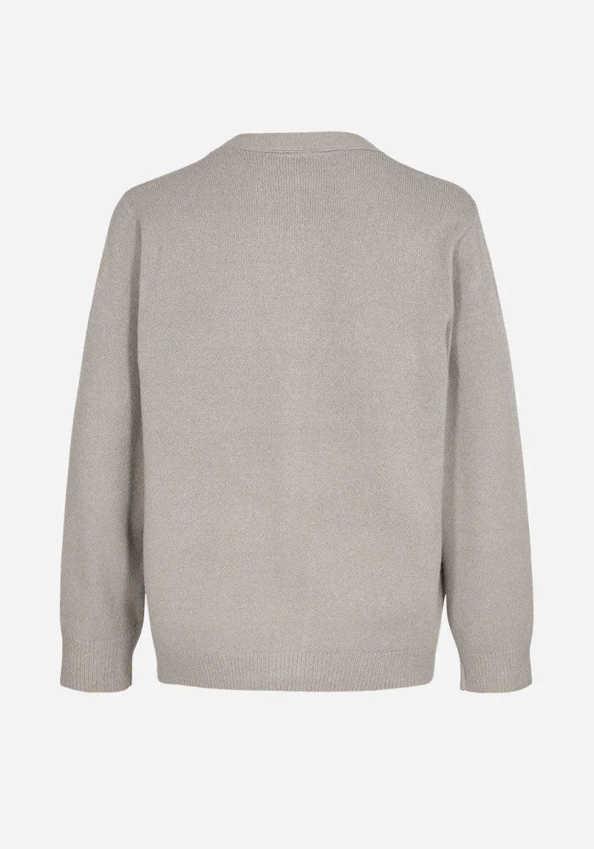 Cams cardigan grå