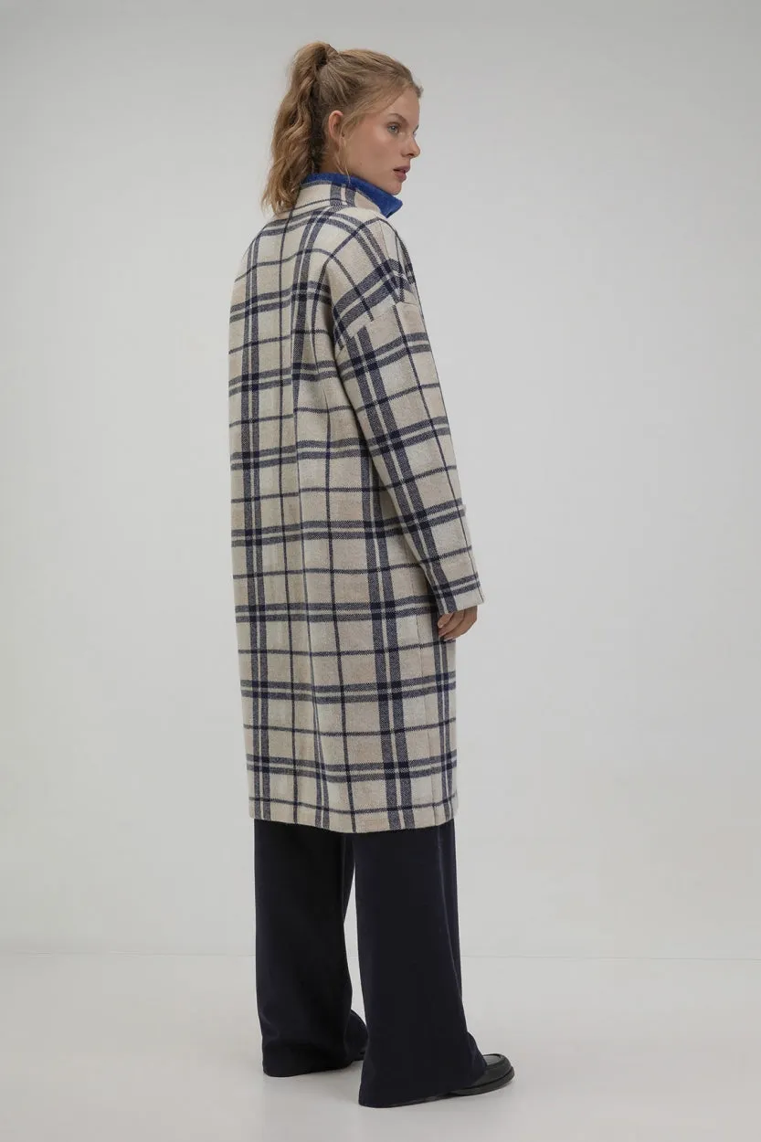 Cardigan Sjoerd - Navy Check