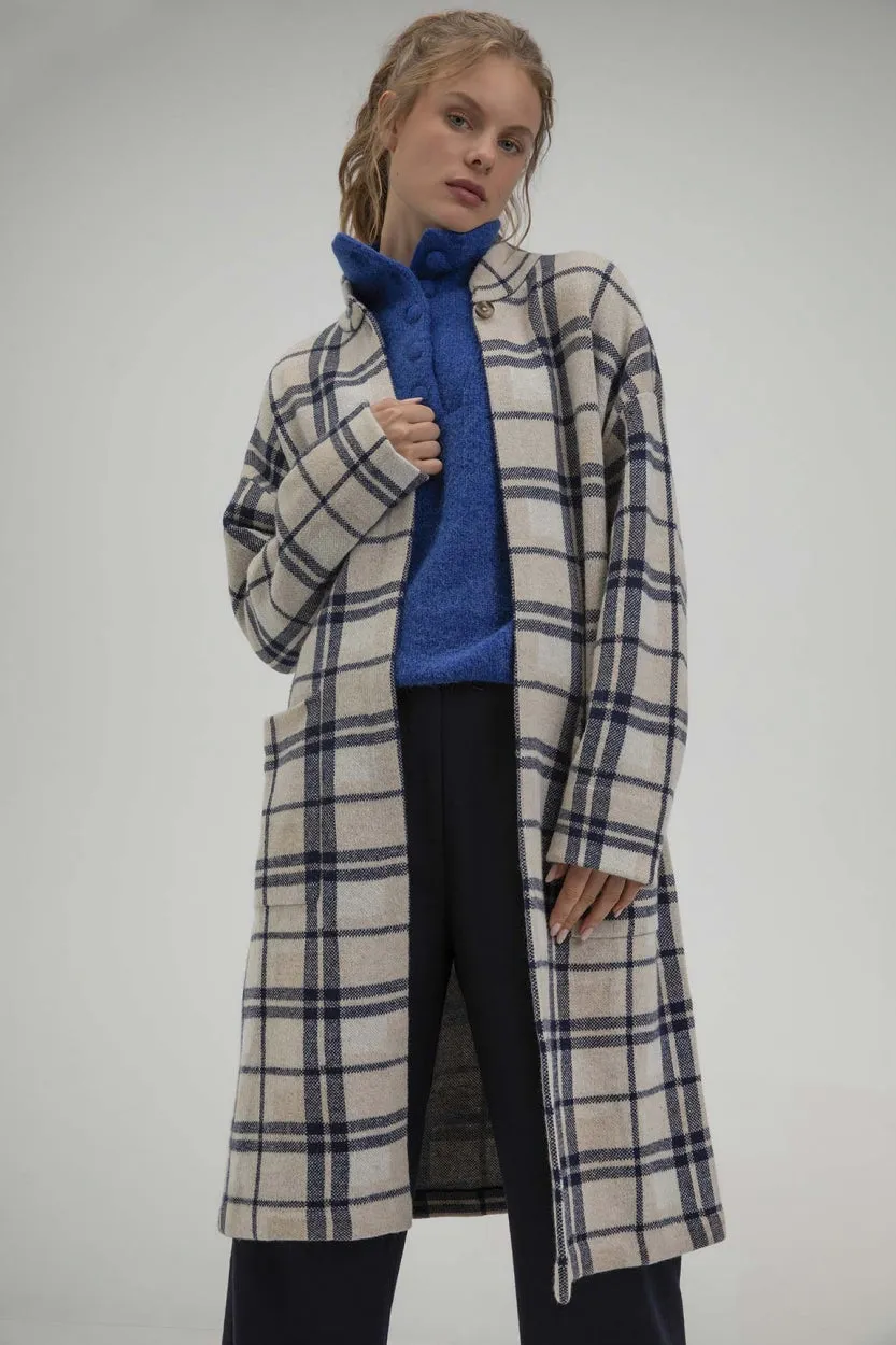 Cardigan Sjoerd - Navy Check