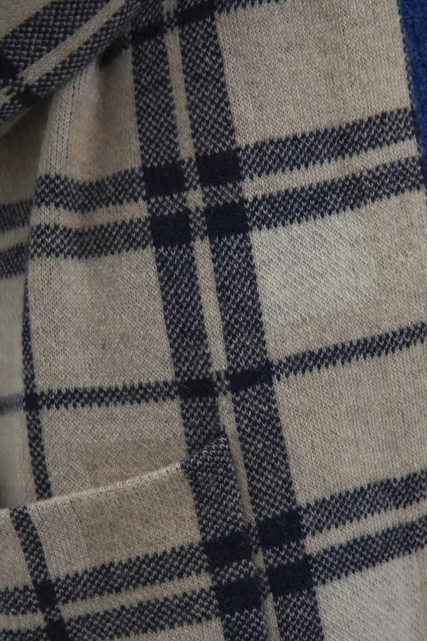 Cardigan Sjoerd - Navy Check