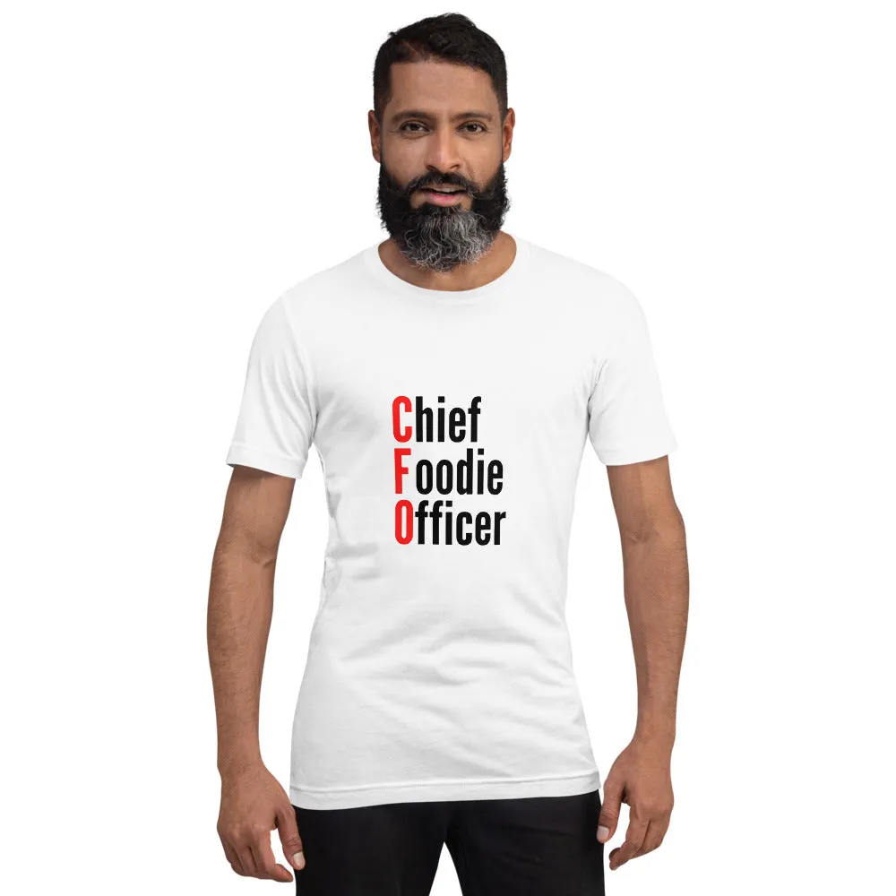 Chief Foodie Officer Short-Sleeve T-Shirt- White