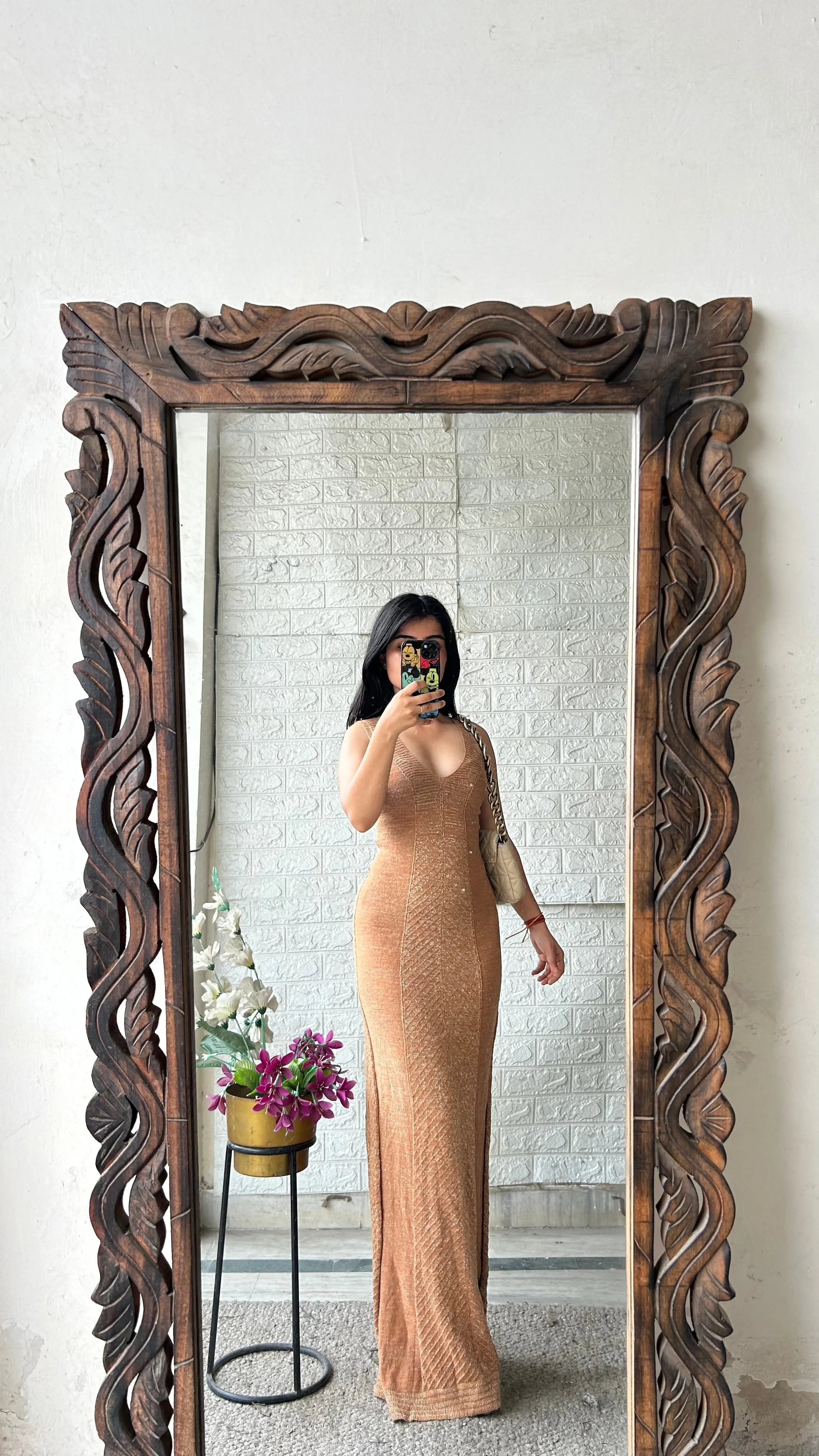 Classy long dress 34-36 bust/l:57