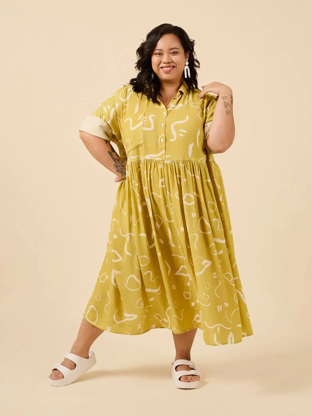 Closet Core Patterns, Jenna Shirt   Shirtdress Pattern