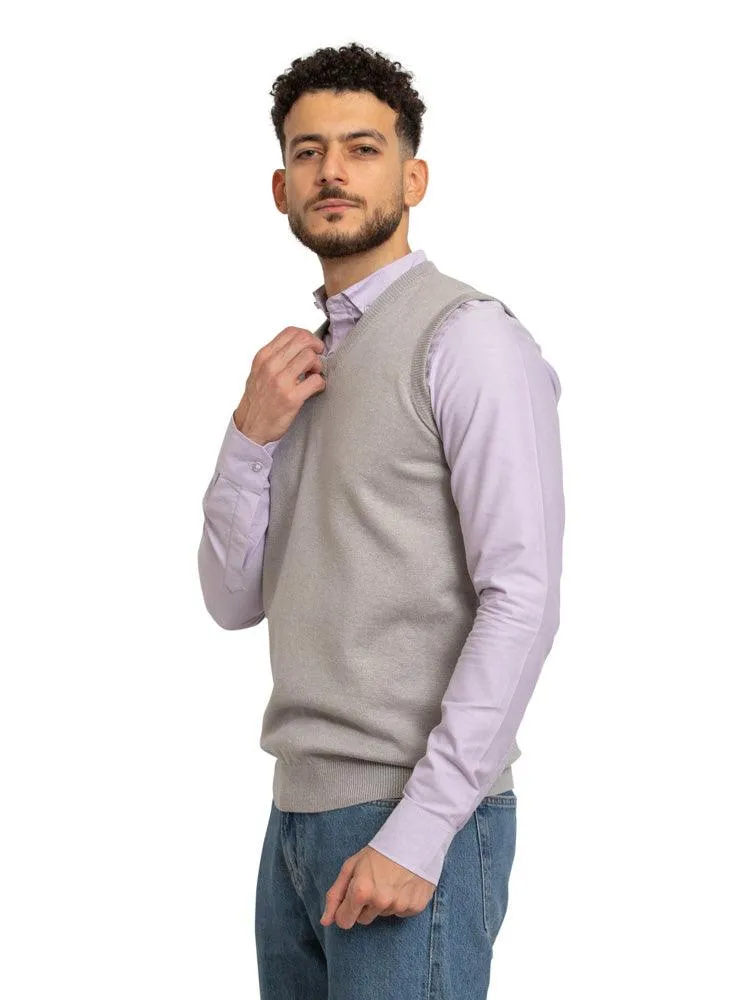 Cloud V-neck Knit Vest