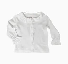 Cooper River Ruffle White Shirt (Kid)