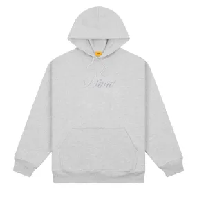 Cursive Logo Pullover, Heather Grey