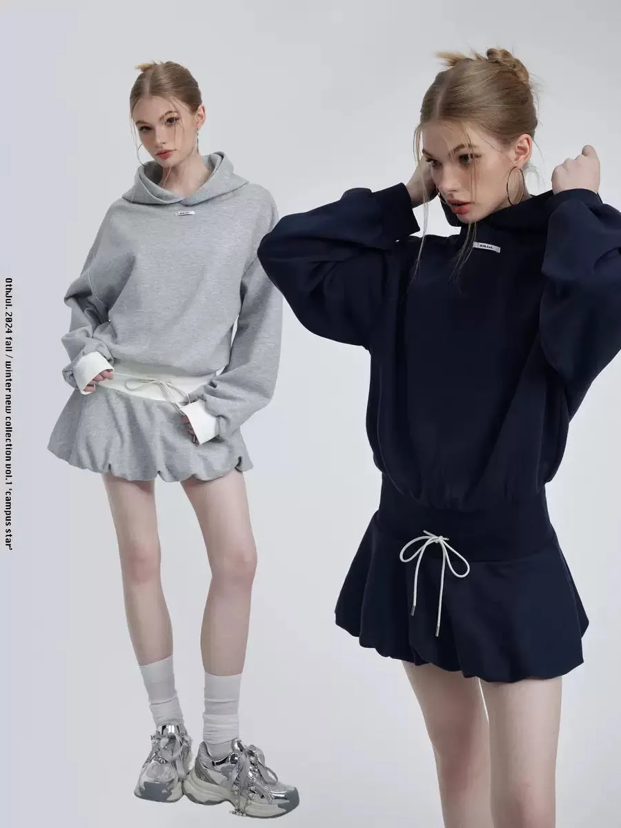 [Customizable] Back to school girl hoodie dress