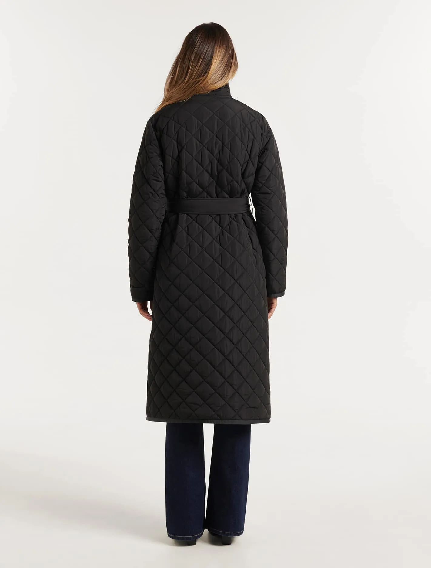 Daniella Long Quilted Puffa Jacket