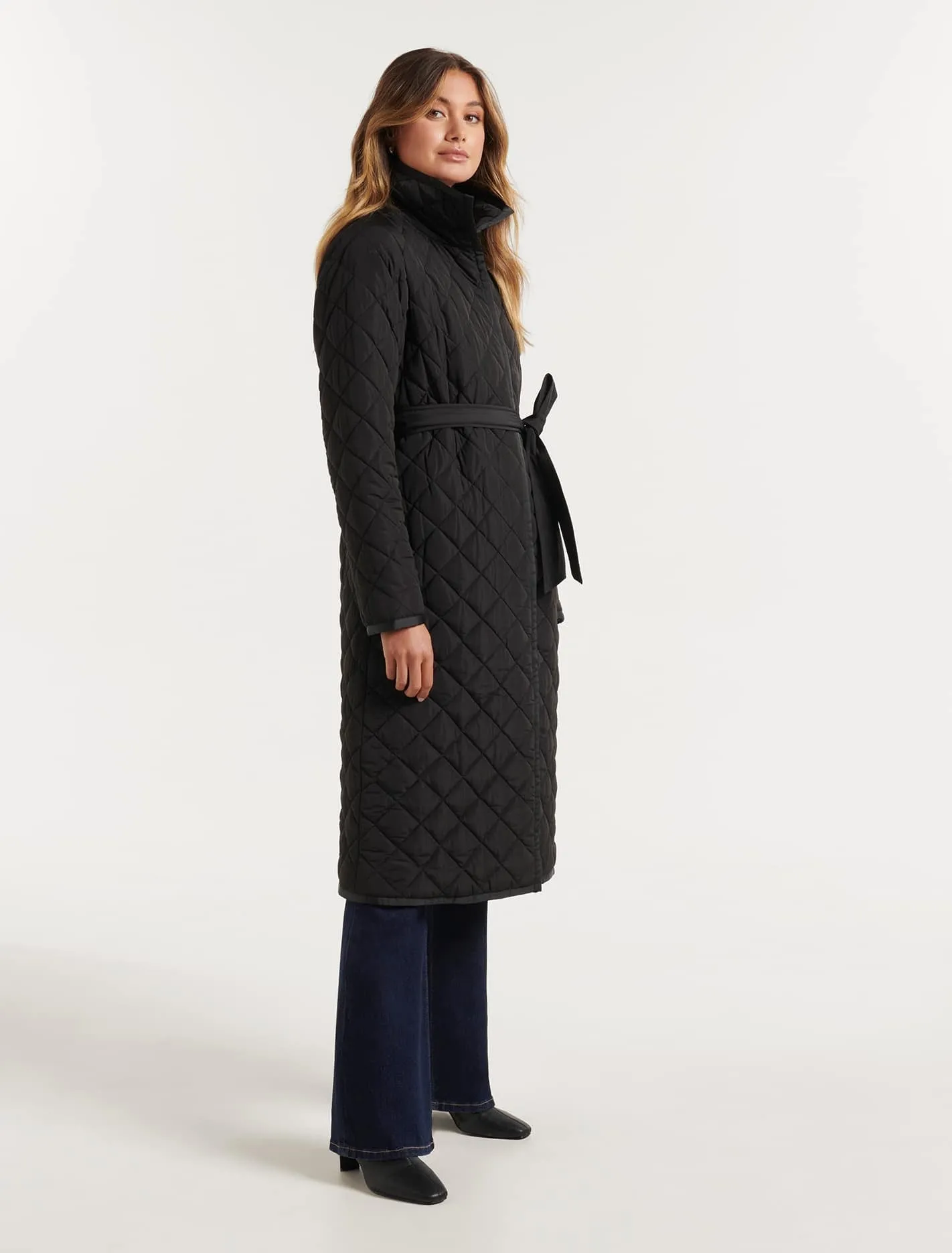 Daniella Long Quilted Puffa Jacket