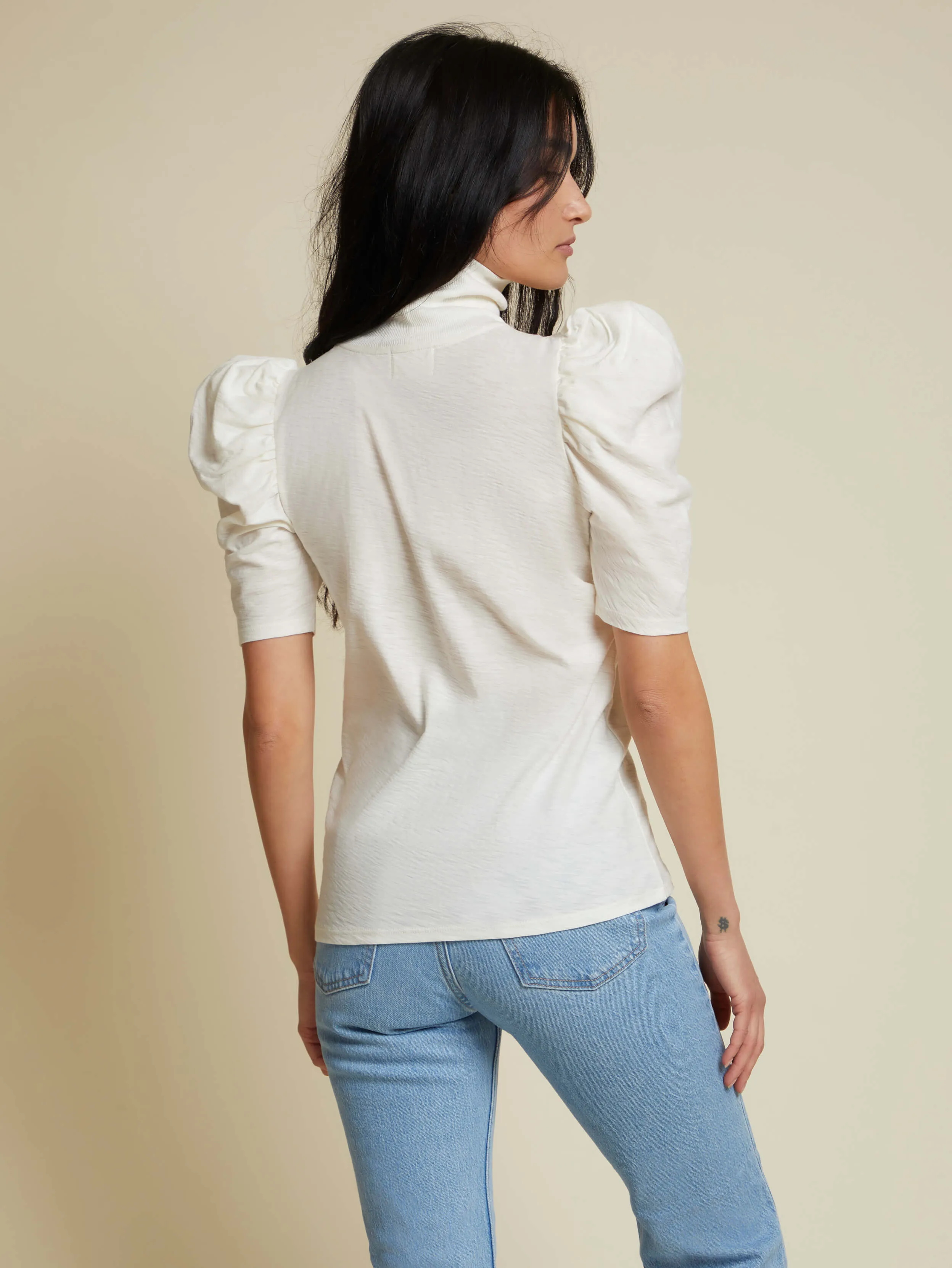 Dawn Turtleneck in Off White