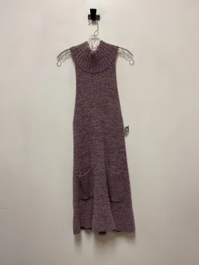 Dress Sweater By Free People In Purple, Size: Xl