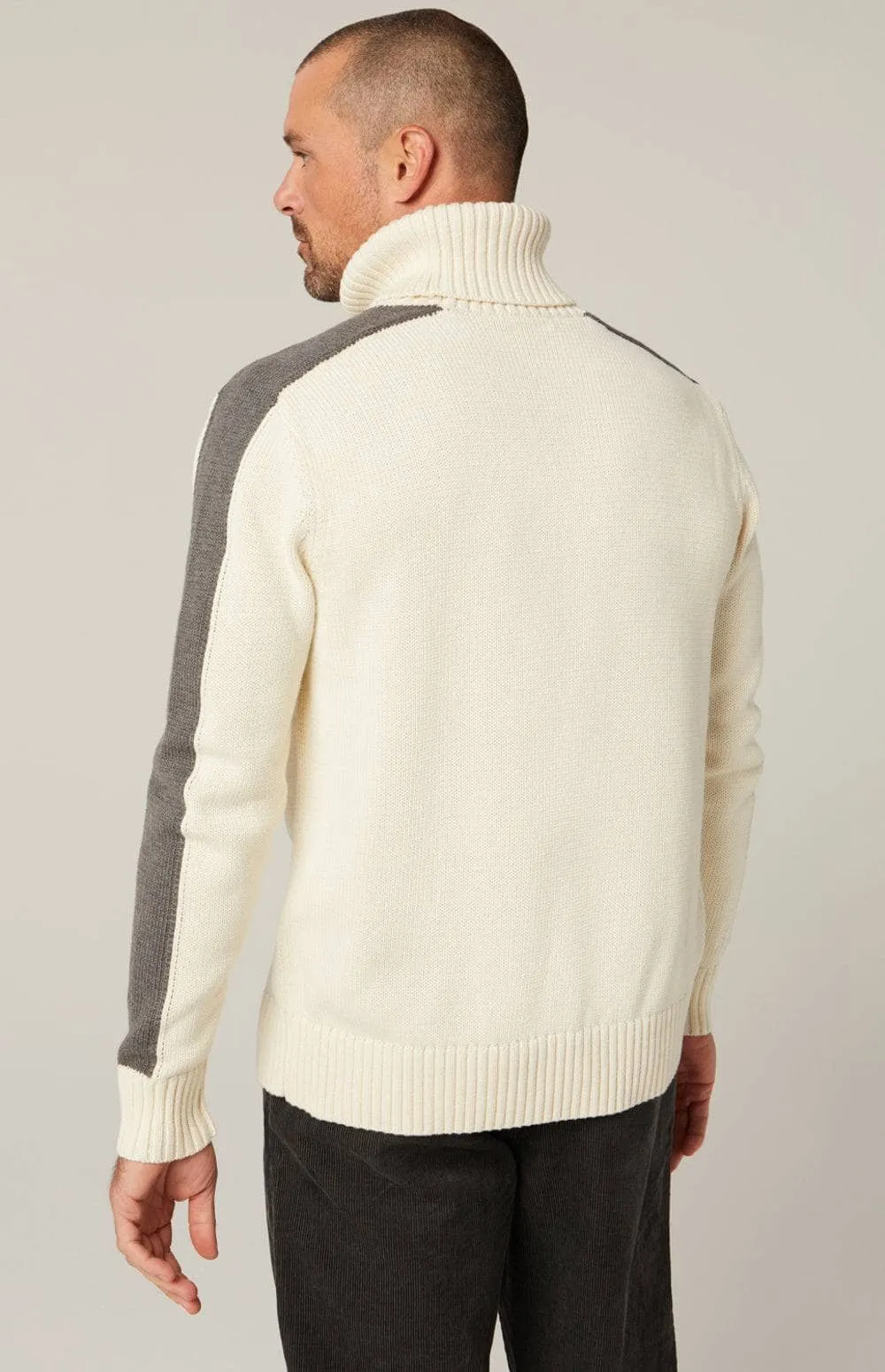 Elias Turtle Neck Ski Sweater | Ivory