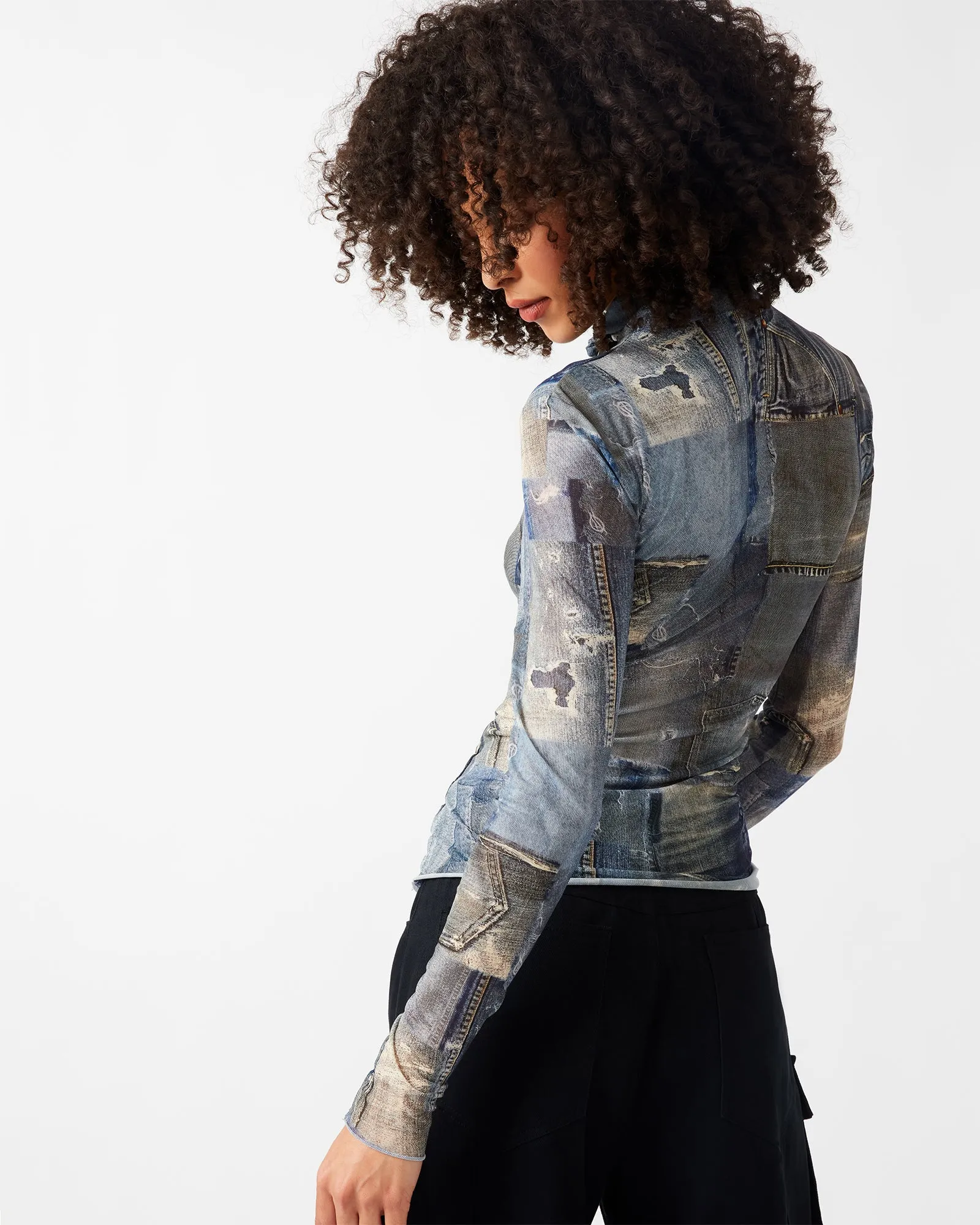 FIONA TOP DENIM