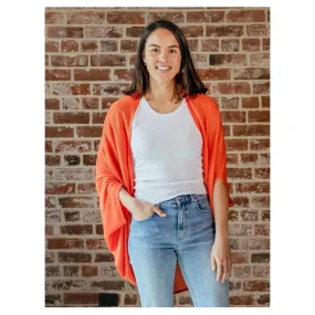 Flo Cardigan – Tangerine
