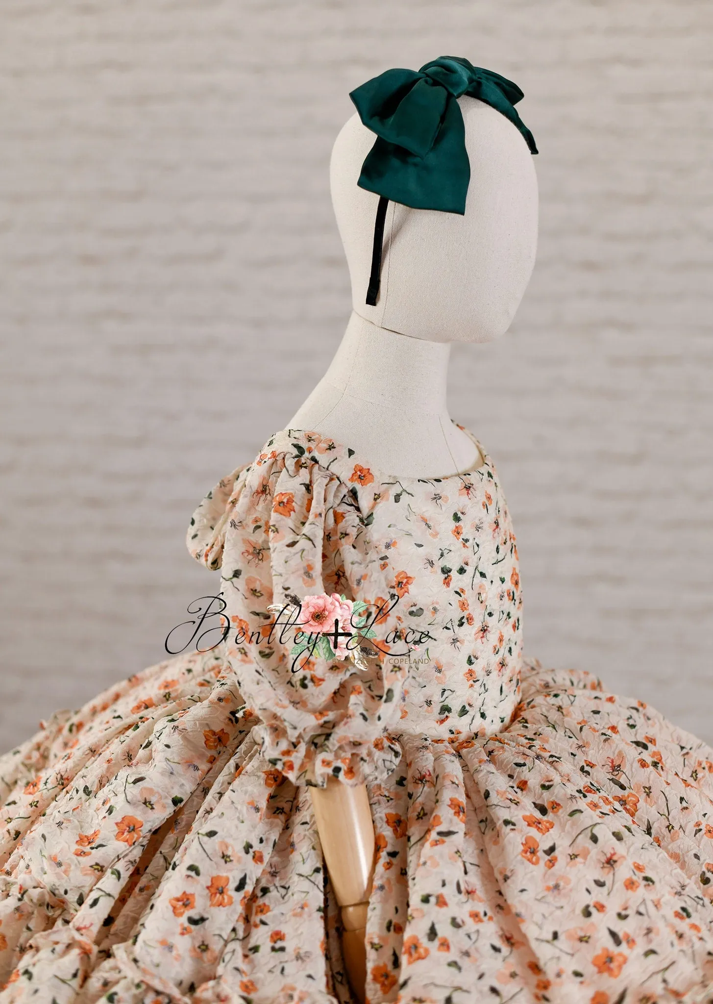 Floral Revival  Ivory/Peach (6-7 year)