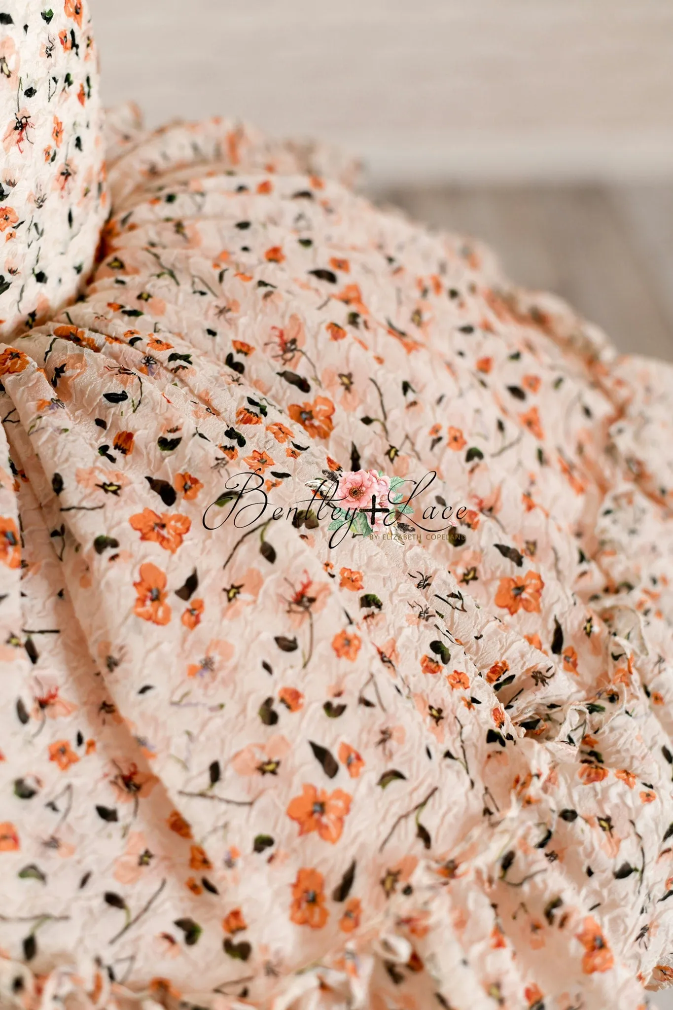 Floral Revival  Ivory/Peach (6-7 year)