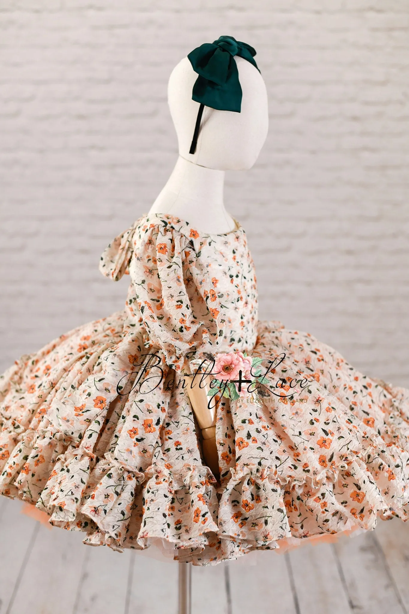 Floral Revival  Ivory/Peach (6-7 year)