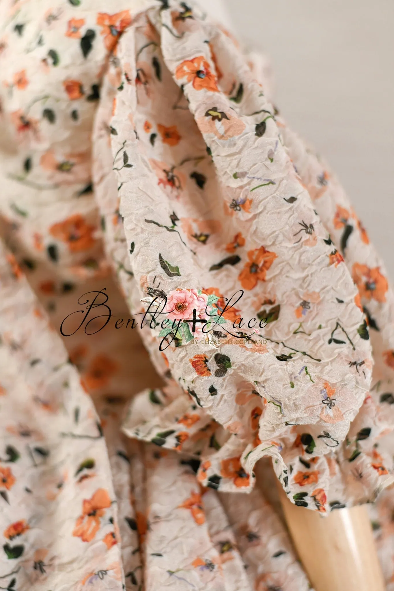 Floral Revival  Ivory/Peach (6-7 year)