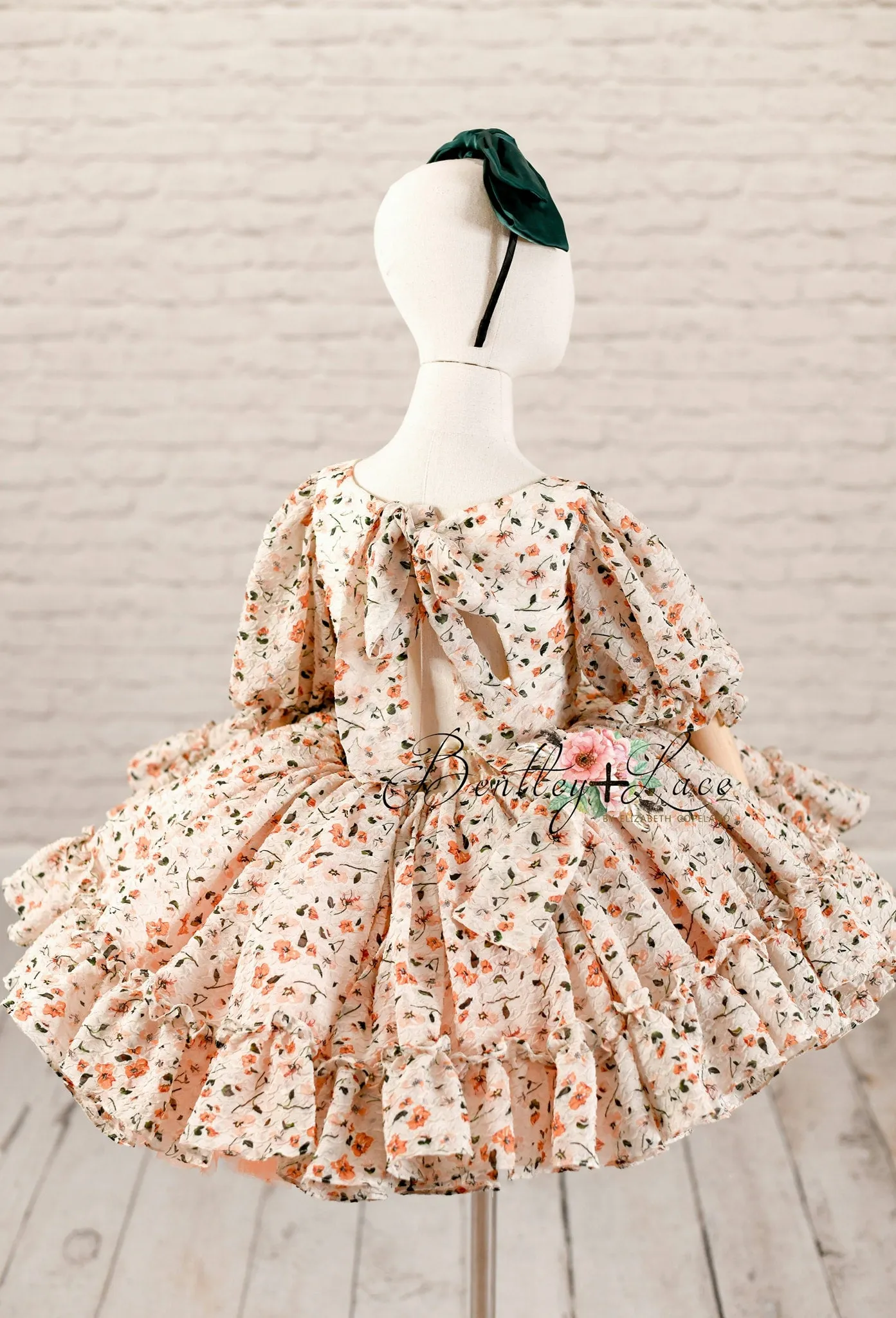 Floral Revival  Ivory/Peach (6-7 year)