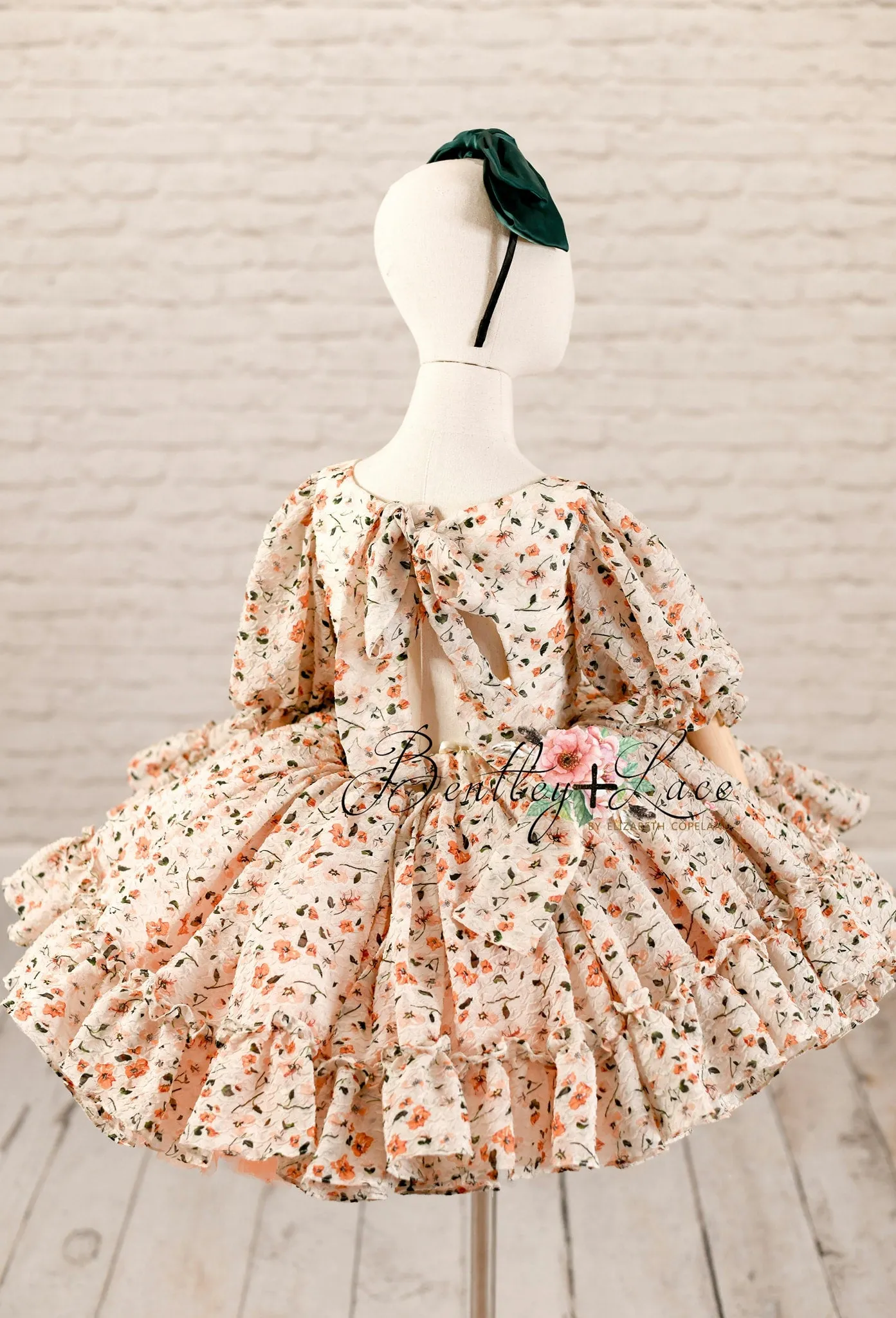 Floral Revival  Ivory/Peach (6-7 year)