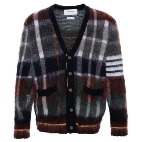 Gingham Hector Tartan Check Cardigan