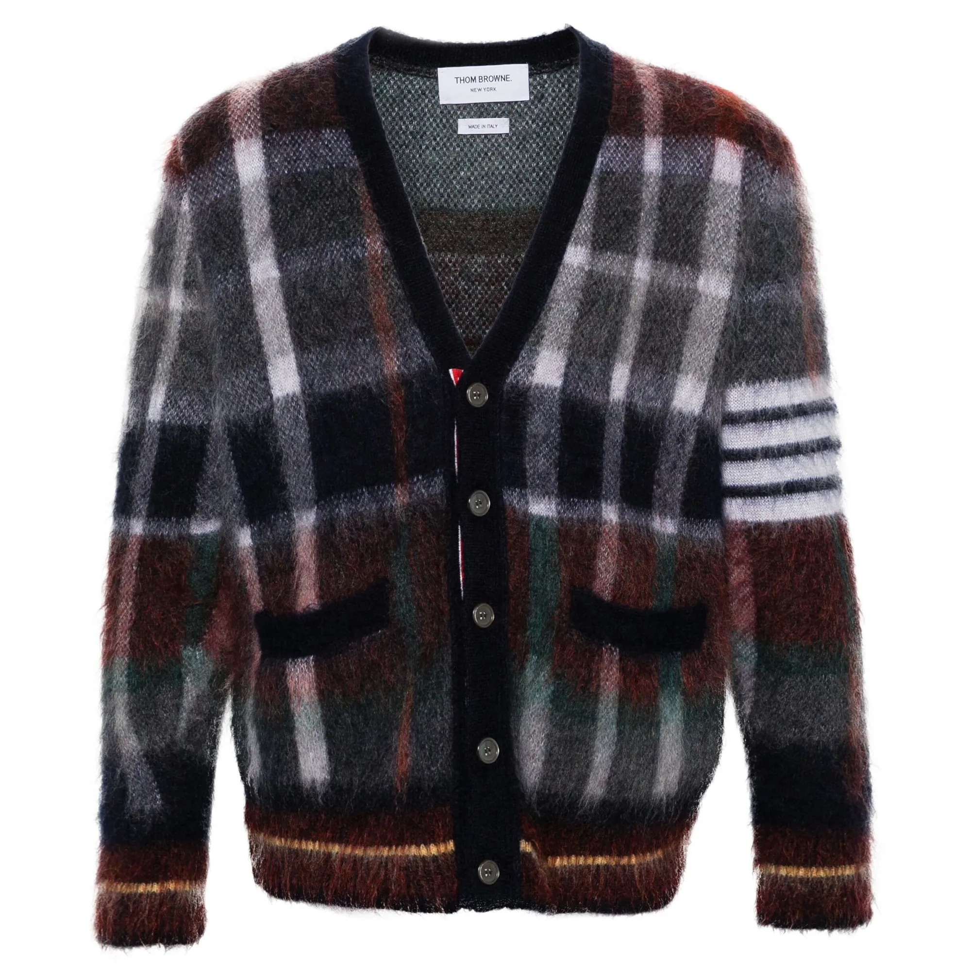 Gingham Hector Tartan Check Cardigan