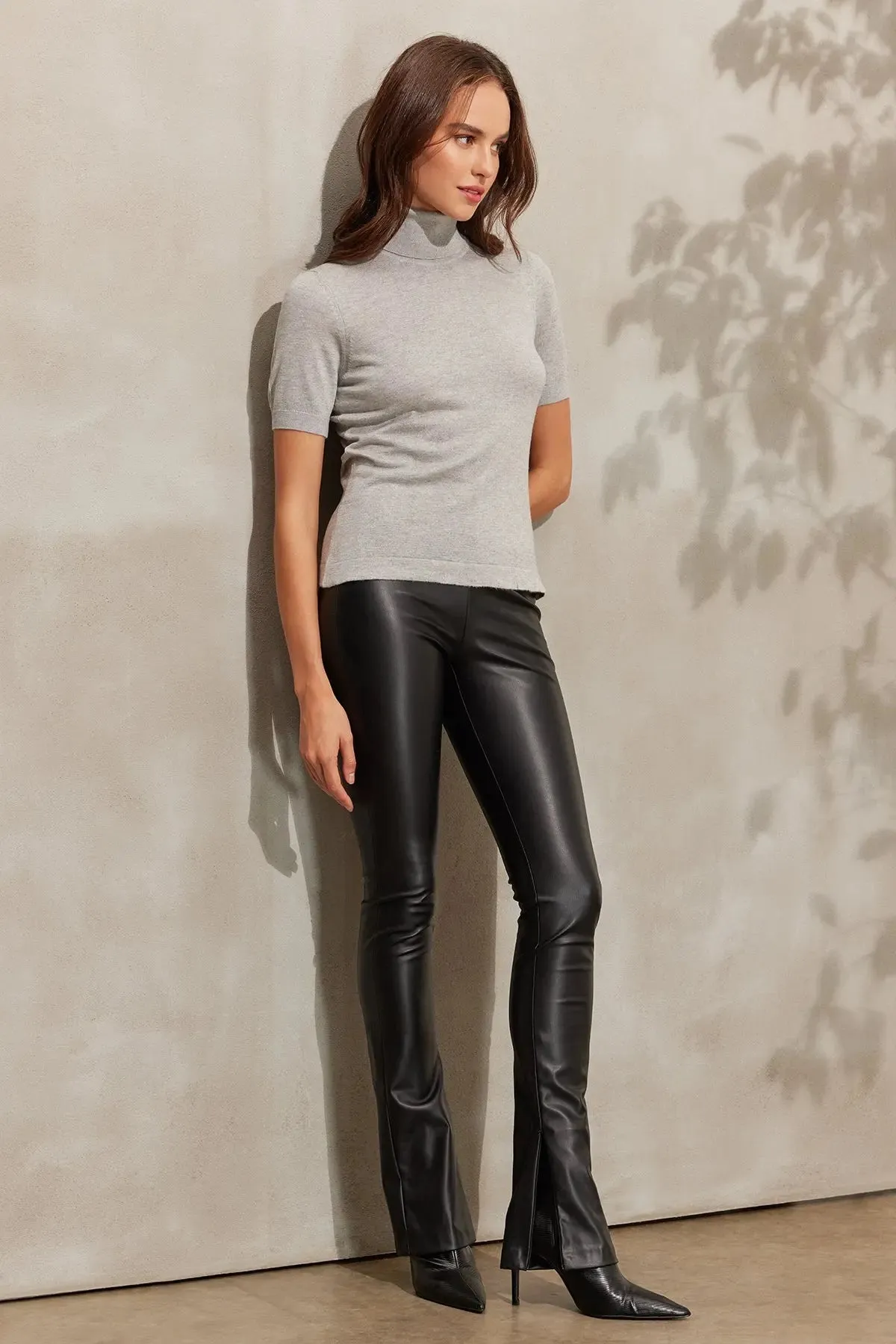 Gray Silk and Cashmere Aleyna Women's Knitwear
