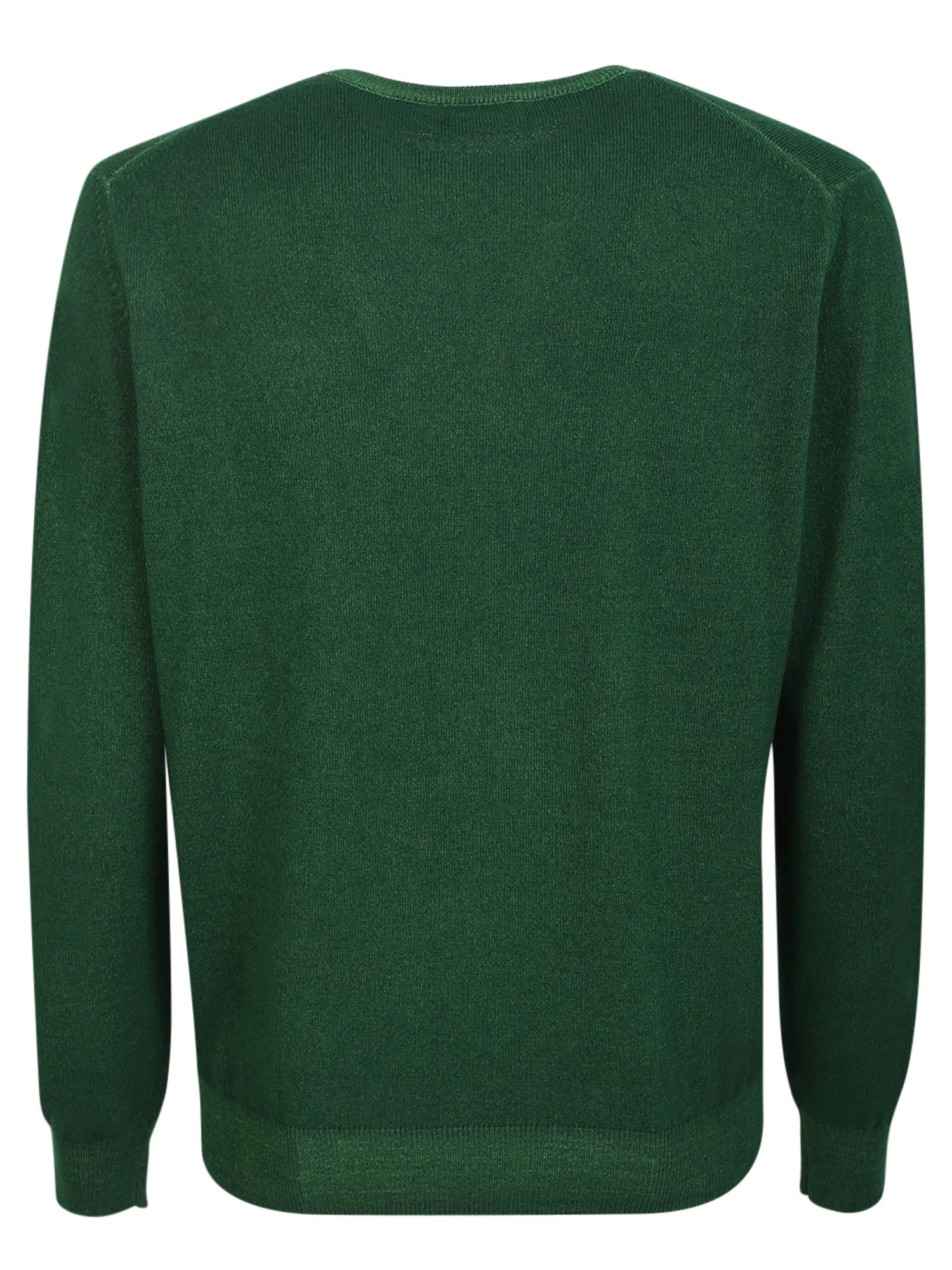 Green grass round-neck pullover