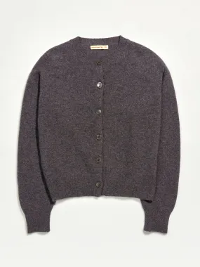 Grey Ada geelong crewneck cardigan