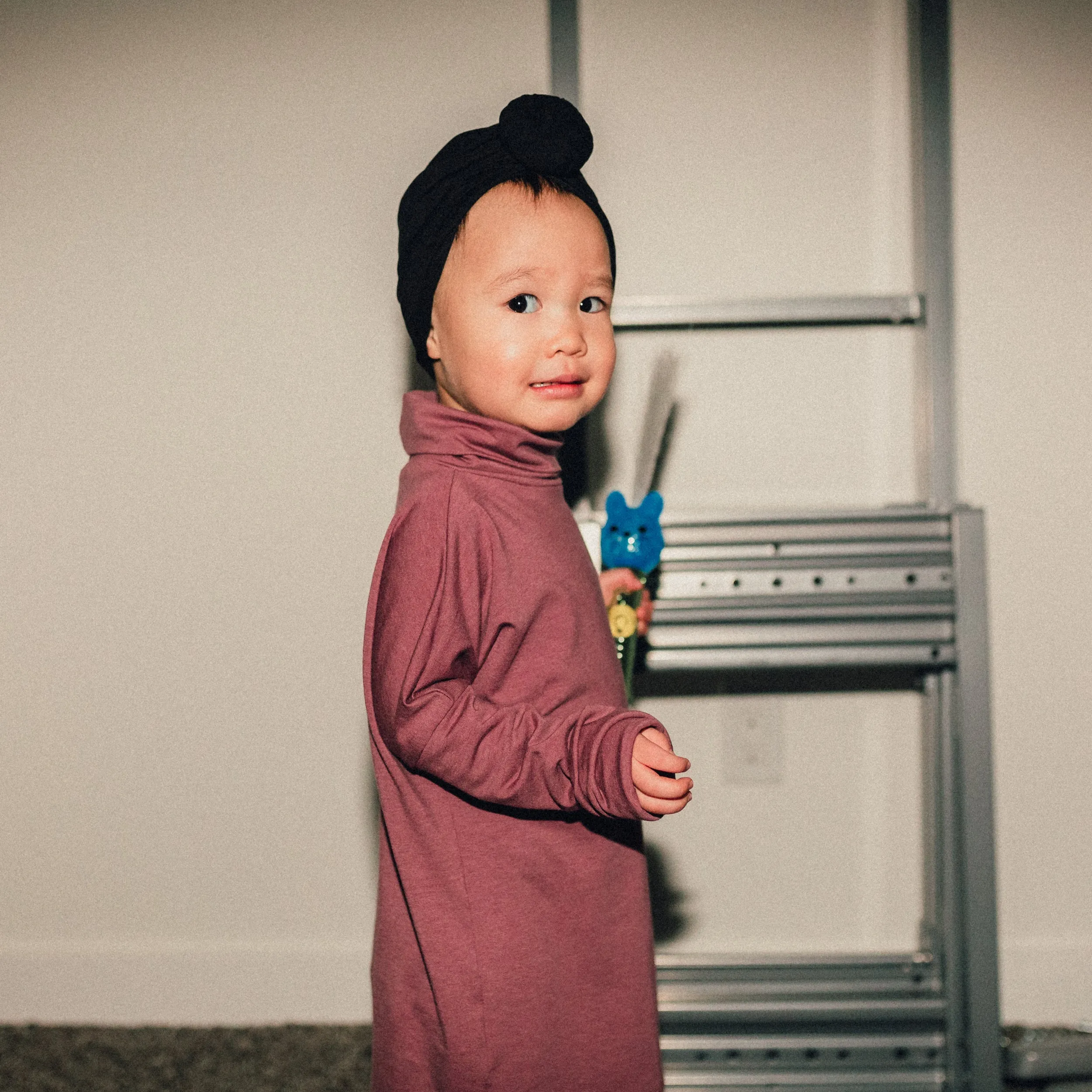 Grow With Me Turtleneck | Rose Brown