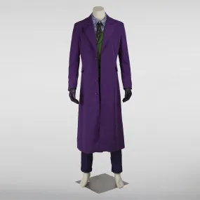 Heath Ledger The Dark Knight Joker Purple Long Coat