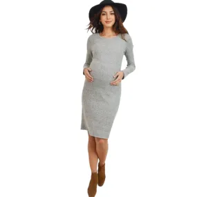 Heather Grey Sweater Dress