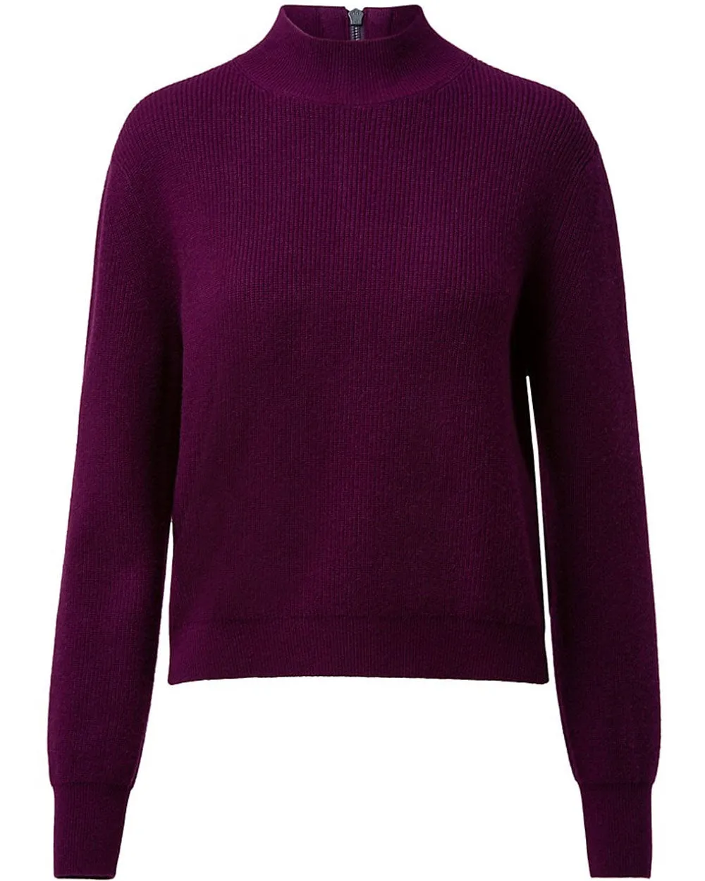 Heather Knit Turtleneck Pullover