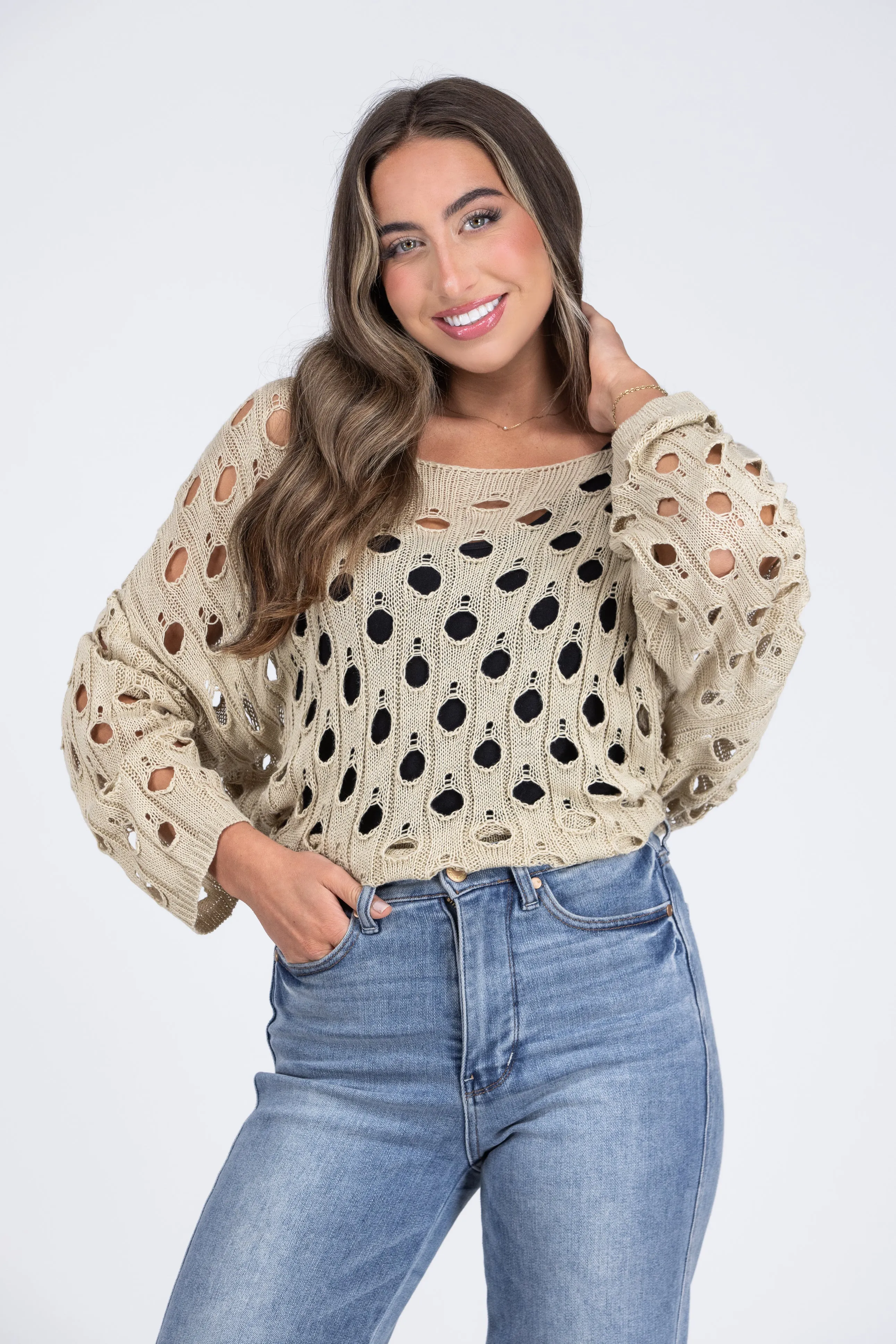 Hole Lot Of Fun Sweater * Final Sale*