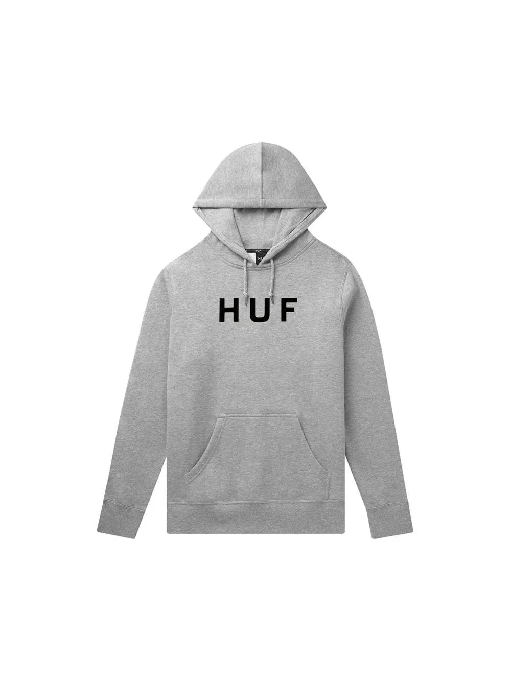 Huf Essentials Original Logo Pullover Hoodie Grey Heather PF00099