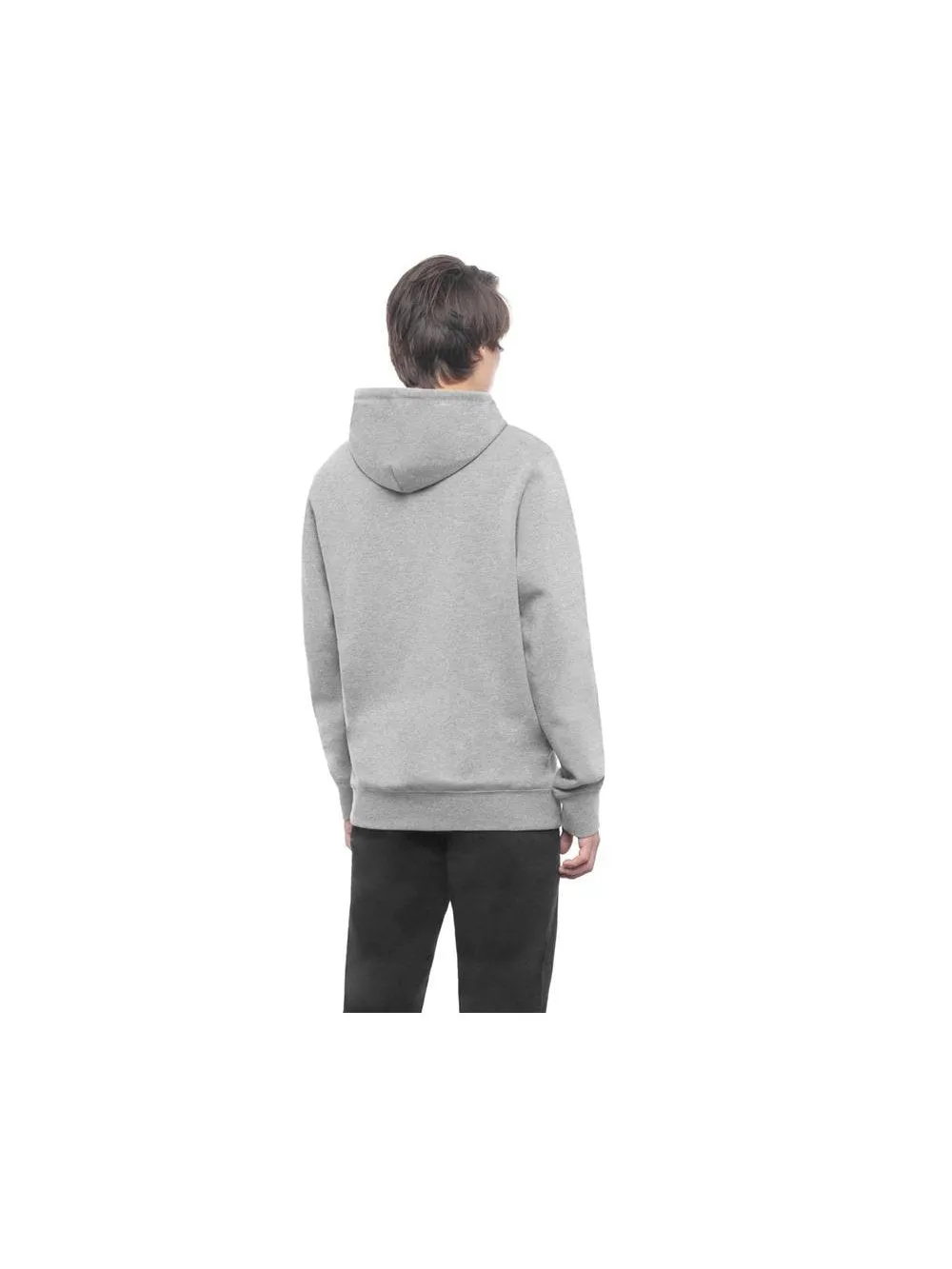 Huf Essentials Original Logo Pullover Hoodie Grey Heather PF00099