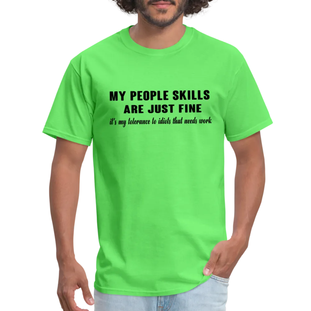 It's My Tolerance To Idiots That Needs Work T-Shirt