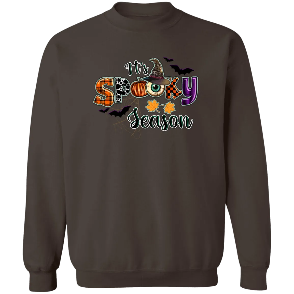 It;s Spooky Season Ladies Crewneck Pullover Sweatshirt
