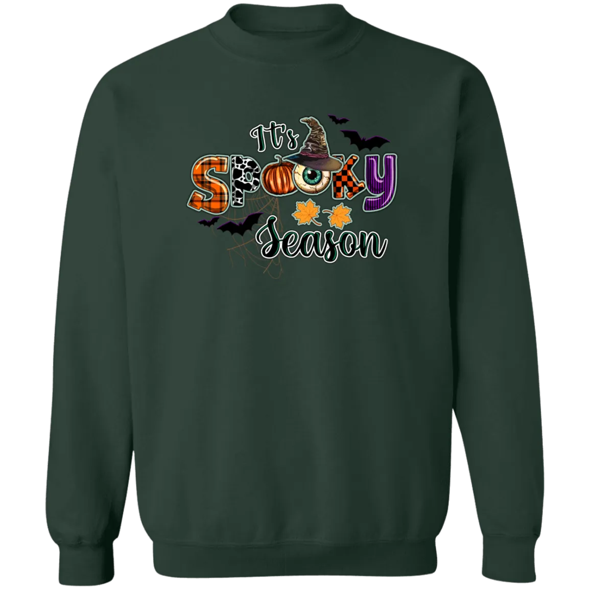It;s Spooky Season Ladies Crewneck Pullover Sweatshirt