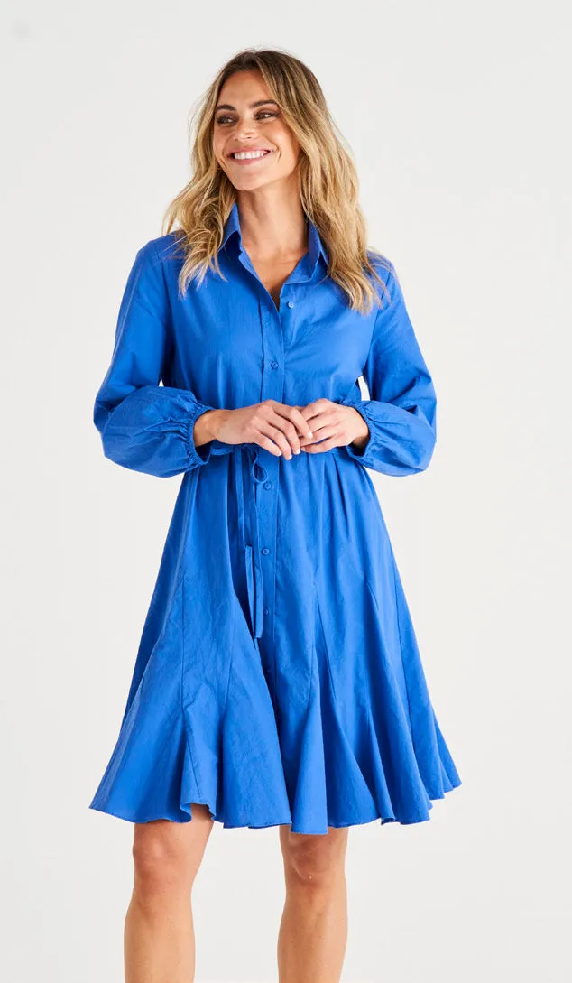 Jade Dress - Iris Blue