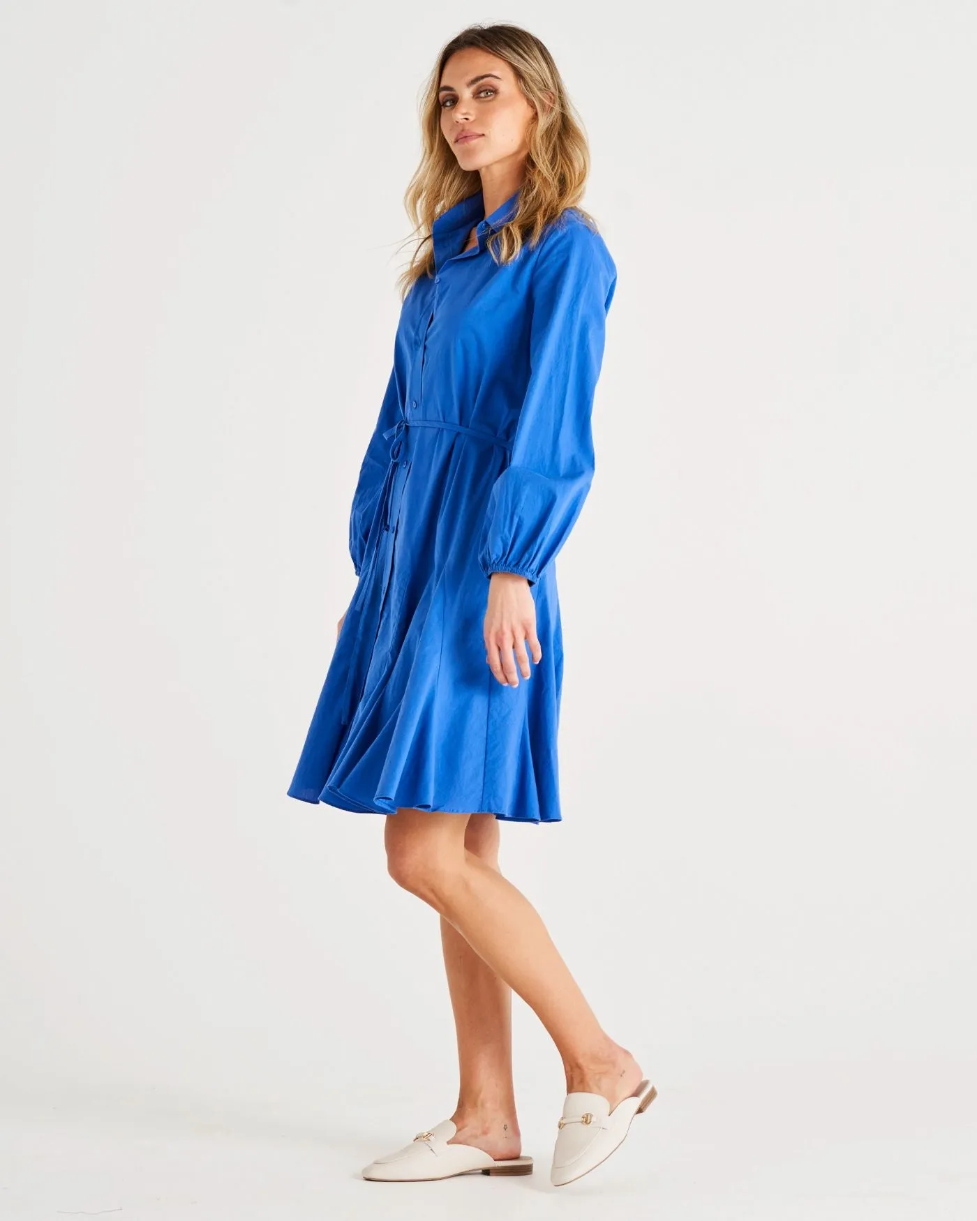 Jade Dress - Iris Blue